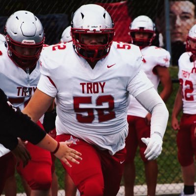 jadenbryant52's profile picture. Troy High School | 6’0 270 | C/O 2027 | T/C #52 | 315 Bench 475 Squat 545 Straight Bar Deadlift | 3.4 GPA