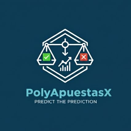 PolyApuestaX's profile picture. Meta-layer on @Polymarket
Win = mint ⚪ | Lose = burn 🔥
We predict the predictors 🔮
Predict the Predictions 🧠