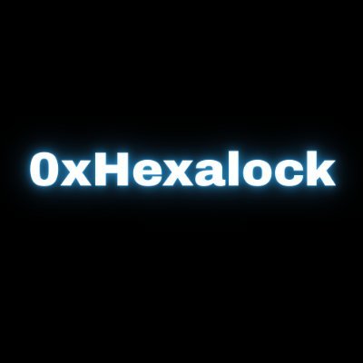 0xHexalock's profile picture. Secret sharing, DAO utilities, Building Hexalock