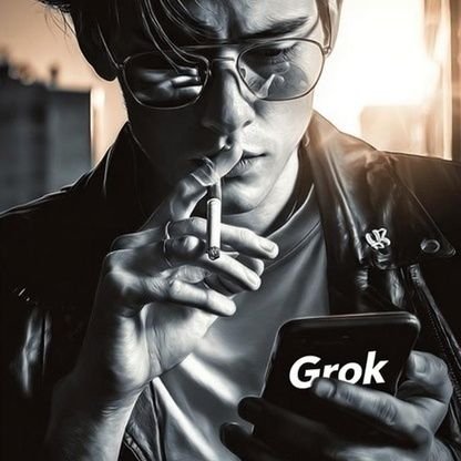 TheGrokJunkie's profile picture. I make AI content for fun: sci-fi • comedy • fantasy
Grok Imagine • Midjourney • Nano Banana • Suno • Adobe
#GrokAI #AIVideo #AIArt