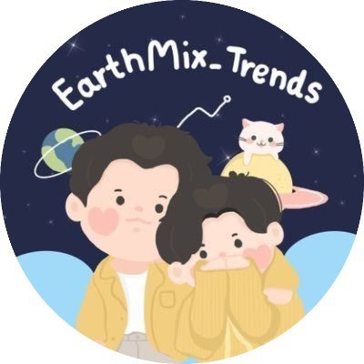 EarthMix_Trends's profile picture. ❥______. FANCLUB account 🤍 Account for gather information and hashtags about @Earth_Pirapat and @wixxiws 💌 Trends results are at Media. ミ🤍