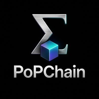 PoPChainNetwork's profile picture. PoPChain is the world’s first industrial blockchain — blocks are built from real machine work, not speculative transactions.