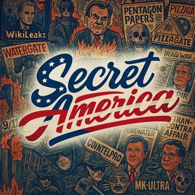 SecretAmericaTV's profile picture. Secret America is LIVE every Monday at 7:00pm. Visit https://t.co/Ah0Ee3Mzul to watch live or past episodes. Past episodes also in X Highlights tab below.