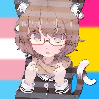 nandxorz's profile picture. autistic catgirl creature