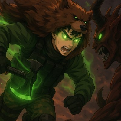 WarfighterBear's profile picture. Slayer Vtuber. 🐻🧸🪖 My Chat Knows Im A Dude Bro.  6k+ Hours Division Agent!  Doom Fan, Gundam, and Hellsing. 

I Won't Answer DMs.  Interact In My Feed.