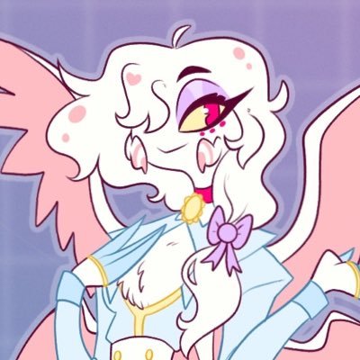 LosinStreakBaby's profile picture. | 20 | They/It/He | Angel Dust, Valentino, Vox, and Lucifer are my favs | Obsessed w/ Angel Dust | Bull Demon | Page has my opinions, don’t be an ass