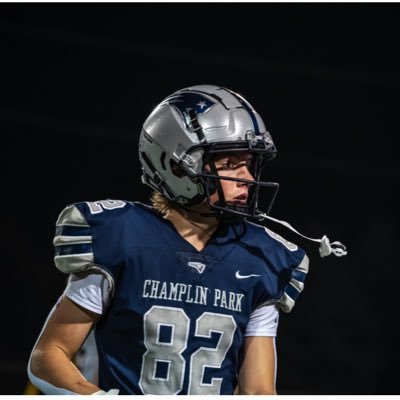 VincePrasky0423's profile picture. Champlin Park High school Football 2027, WR — 5’11  175lbs, 4.69 40yd dash, 315 squat, 205 bench