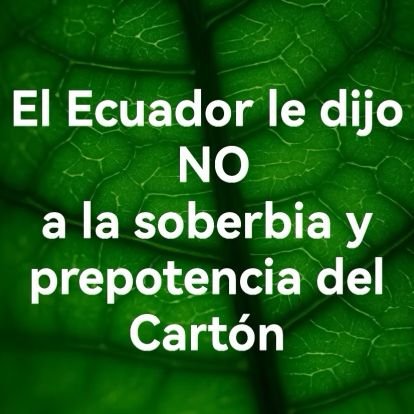 chalo_ec's profile picture. El hombre sobre el capital. Amo a mi Patria y a mi familia.