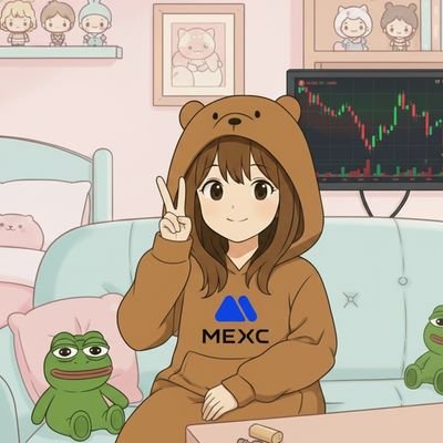 meuna_dinda's profile picture. Somewhere between charts & chaos 🐻   Soft smile, hard losses.   Don’t follow me for alpha 😺