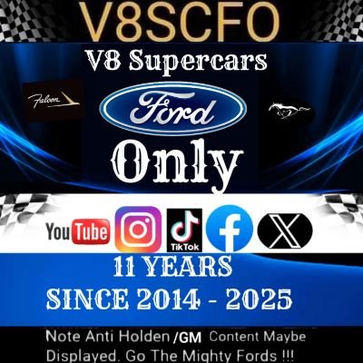 V8SCFO's profile picture. Ford v8 supercars from the old legendary to now also with Fords racing all over all types of motorsport  this is a page for ford fans only.