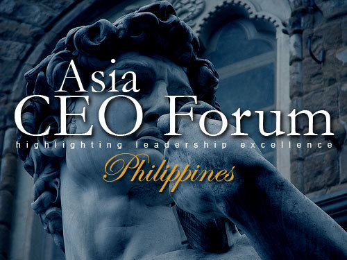 Asia CEO Forum is the largest regular business event in Philippines and considered one of the most important in the Asia Pacific region.