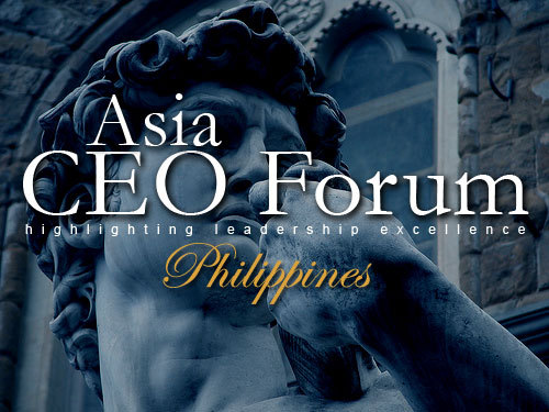 AsiaCEOForum's profile picture. Asia CEO Forum is the largest regular business event in Philippines and considered one of the most important in the Asia Pacific region.