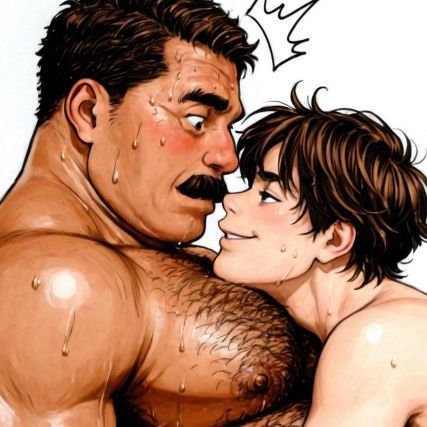 okgobara's profile picture. AI generated NSFW🔞 No minors!
mostly bara daddies with their twinks and cubs
✨bit piggy and kinky✨
all characters are 18+