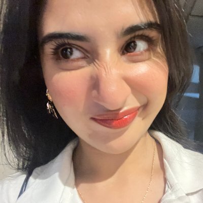 BismaAamir40342's profile picture. 🍂
♡♡
'unhinged spectrum of wild things🎀'
•fuck israel•