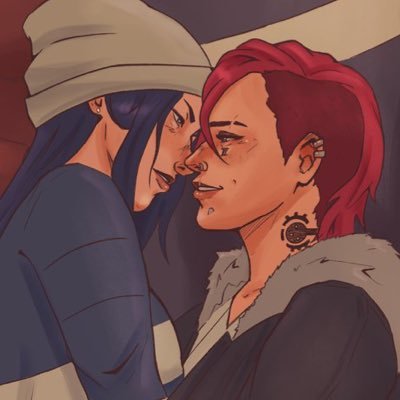 sailthenightsky's profile picture. femme lesbian and caitvi fic writer, minors dni