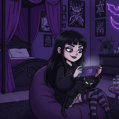 MidnightSeraX's profile picture. 💜 Lost in purple static n quiet chaos 💜
♎️ 28 ♎️