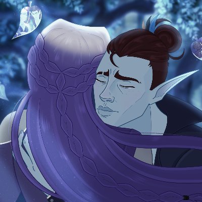 Cassideii's profile picture. Artist & content creator. ☁️ Drow lover, blue enthusiast, ancient being admirer, and D20 goblin. Commissions - OPEN