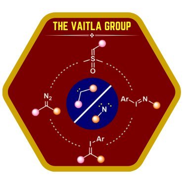 IITDelhii's profile picture. The Vaitla Research Group | Sulfur ylides, Carbenes, Nitrenes, Photochemistry & DFT-driven insights. Student driven page.