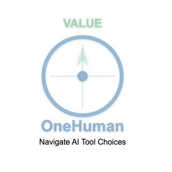 OneHumanIO's profile picture. AI tool intelligence and consumer protection for everyone. Compare 8 AI tools. Find your optimal tool. Community-verified prices. No ads or pushing any 1 tool.