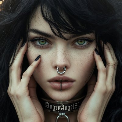 AngryAngelina81's profile picture. Collared autistic Goth girl, IT professional by day, AI artist by night. Crafting dark, unique, and bold digital art. Lover of all things creative and techy.