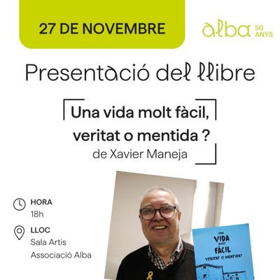 xavier_gimbert's profile picture. 😃 Sóc independentista i amb molt bon sentit de l'humor i ara addicionalment, escriptor.