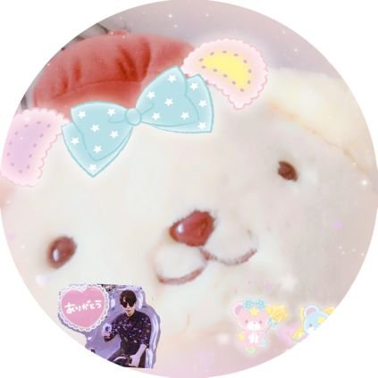 pom_miru's profile picture. 雑多垢＊ポムポムプリン🍮サンリオ🎀ご当地キャラさん🐻
声優さん好きです♡最推し室元気さん🩷西山宏太朗さん🍋光富崇雄さん💙/ブラクロ🍀あんスタ/あくねこ💮/まほやく💜/Bプロ🌙/アイナナ♮/ブレマイ🌹/ゆめぴょん🐰/エイトリ🍸/あああんじゅ向上委員会☀むろかつ仲人💒エグゼクティブおまえら🐱