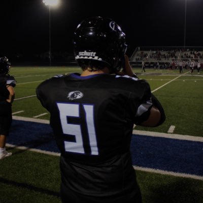 AidenG57's profile picture. I’m 17, 5’11, 224lbs. I play for Frontier Central High-school, Frontier Falcons. I’m number 51. I play Defensive End On Defense and I play Center on Offense.