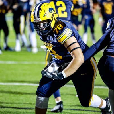 NoahKlein_74's profile picture. c/o 26’|| 6'2|| 265lbs || 78in wing || OL|| GVSU COMMIT| 2 sport athlete || 285 clean & bench|| HC @mickenders 269-377-0749|| (269-615-8061)