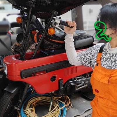 H08615430's profile picture. cy50  R＆P
BA-MC34  FTR223
AB12  MOTOCOMPO

S321N ディアスワゴン🚐🔊  

🎣 🐟 🐠  🐸  🐍 🏍  

バイクとか車とか生き物とか 
 無言でいいねしてくね٩(๑❛ᴗ❛๑)۶ｽﾏﾝﾈ!