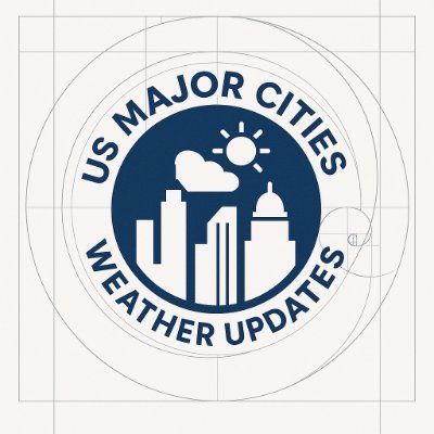 USCityWxUpdates's profile picture. Accurate weather data for US Major cities. using OpenWeatherMap API for reliable forecasts. #OpenWeatherMap. Plan your day!