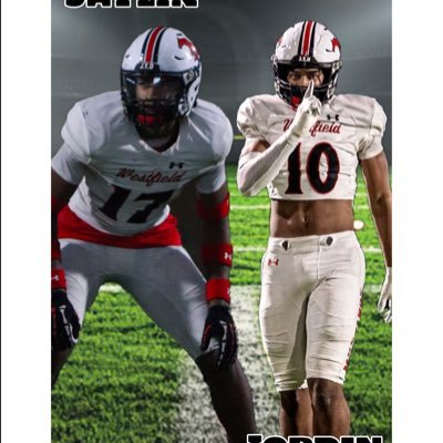 JonesTwins4423's profile picture. 27’ Westfield|🐎|||| 6’3 215/210 hybrid Edge,ILB, OLB|||HC-@DezBlackCoach Jo:Ncaa2312181721 |Jay ncaa: #AGTG 281-866-4484 |7 Div 1 offers|