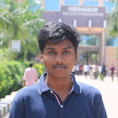 SrijithChetla's profile picture. Aspiring Data Scientist/ML Engineer
Founder |
Trying to inspire myself!