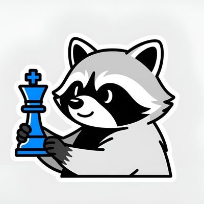 raccoon_gambit's profile picture. Helping you climb the chess ladder one move at a time♟ | Follow for fun memes, tricky tactics and opening hacks and much more🔥 | Powered by Raccoon Gambit🦝