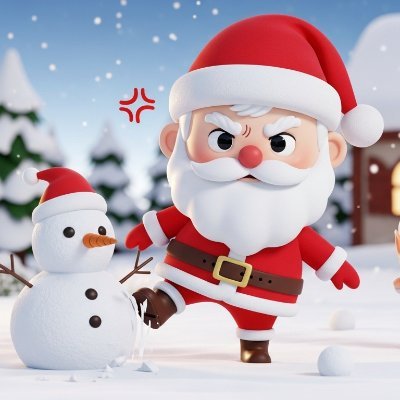 AngrySantaCoin's profile picture. 🎅🔥 The angriest Santa, always furious, always festive. 
I’m not bringing peace or gifts, I’m bringing Crypto. 
Ticker drops close to Christmas💰 🚀