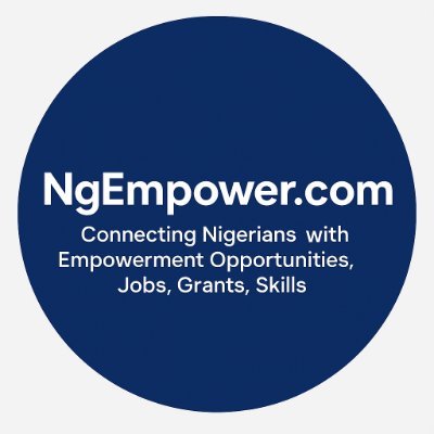 NgEmpower's profile picture. Nigeria Empowerment Programs 

Your trusted source for empowerment opportunities, government recruitment, skill training & grants in Nigeria.
