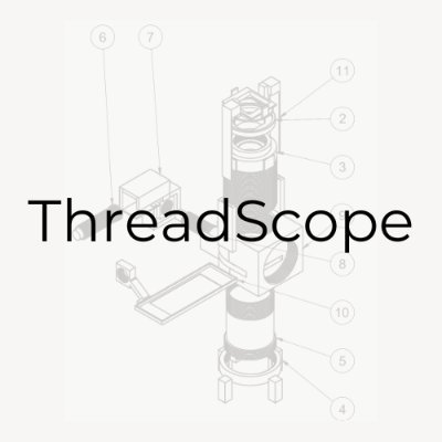ThreadScopee's profile picture. ThreadScope is a low cost compact multi-imaging microscope. Designed for ease of use and portability.