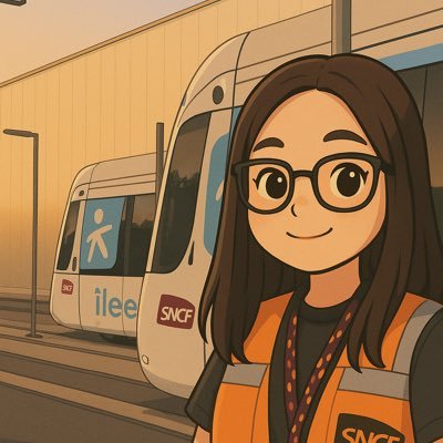 PetitePiloteT12's profile picture. ADC T12 💆🏻‍♀️ ( ou PAC Dualis 🤓) // parfois je conduis un tram-train, en train de parcourir les lignes de l’IDF 🧘🏻‍♀️
