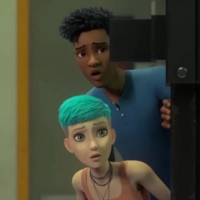 Angstintensifer's profile picture. is silly, insane, gay and unwell. audhd. emo, rujinu defender, editor, writer & Jurassic World enthusiast 🦖🦕