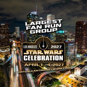 CantinaVirtual's profile picture. The Twitterverse home for the Galaxy's Largest Star Wars Celebration Fan Group!