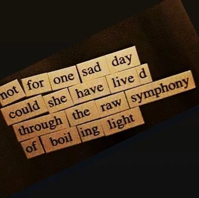 empire_whimsy's profile picture. Poetry. Vaudevillian theatre. Pharmacy. Linguistics. Do no harm but take no shit.
https://t.co/8267lELX2u
https://t.co/gqinHO7M2J