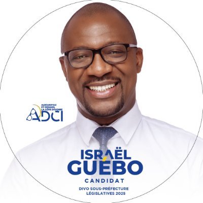 IsraelGuebo's profile picture. Consultant communication, médias et numérique | Co-fondateur @Civensemble|
1er Vice-Président @adcotedivoire | Candidat aux législatives 2025 : Divo SP