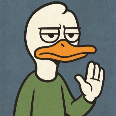 DuckGodnes's profile picture. Toxic Duck | Judge of your PnL | Meme overlord of Solana | I may quack, but I’m serious about chaos | #Memecoin #Crypto #pumpfun