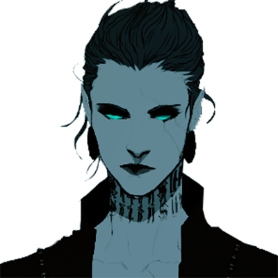 Bloodyflxme's profile picture. 𝓂y    skin    has    gone    from    porcelain,    to    ivory,    to    𝐬𝐭𝐞𝐞𝐥.
                                                  Tiefling / 1.95m