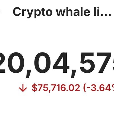 cryptowhalelife's profile picture. CRYPTO LIFE ..Still we are in growing bud soon we will rule the world for updates follow CRYPTO WHALE LIFE