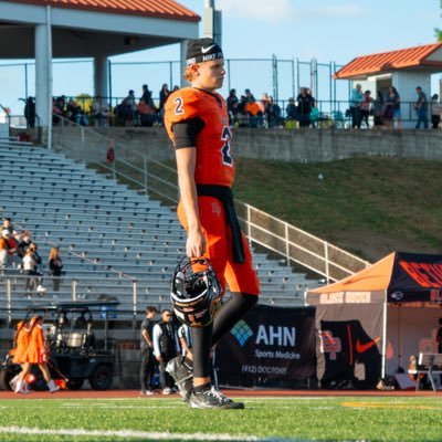 evandev12's profile picture. |Bethel Park ‘26 | 4.15 gpa| 6’4 190 QB| Captain| Gods plan |email: evandevine1012@gmail.com| 40: 4.68