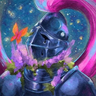 vagueknight's profile picture. nothing is for nothing. profile photo and banner by @namakosis