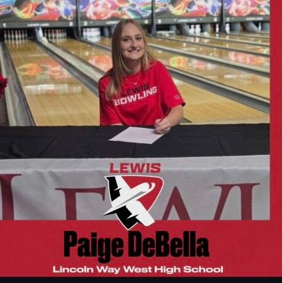 PaigeDeBella's profile picture. LW West 2026 ||Bowling 🎳 || Softball 🥎 1B/LHP/OF || email: paigedebella29@icloud.com || NCAA ID #2410440148 || ❤️Lewis University Bowling Commit 🖤✈️