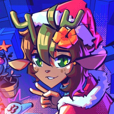 springkittenn_'s profile picture. 🏳️‍🌈🇵🇭 || he/they || just a deercat vtuber & artist! (〃ω〃) streaming on twitch often!! || Part of AetherXP 💚 pfp: @altwork_art banner: lemon_juice on vgen