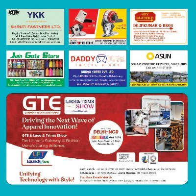 GarmentEvents's profile picture. “Garment Events” as a Monthly publication, a rapidly emerging magazine devoted to the Garment and Textiles Industry.