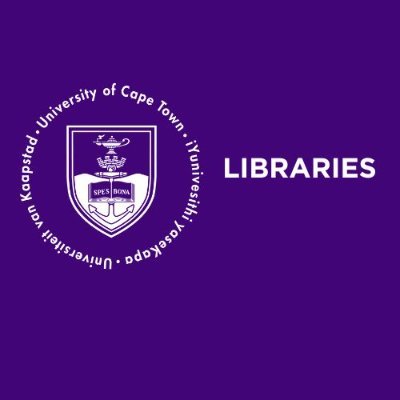 UCTLibrary's profile picture. Follow us for the latest news on Library services. Feel free to ask us questions too!